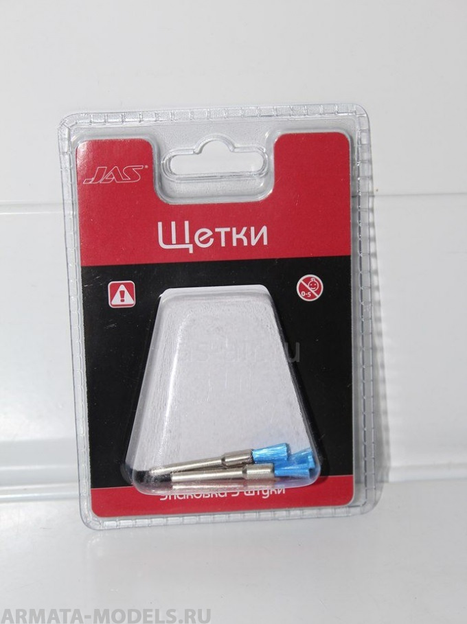 2031 Щетка пластик,  5 мм, 3 шт./уп.,блистер