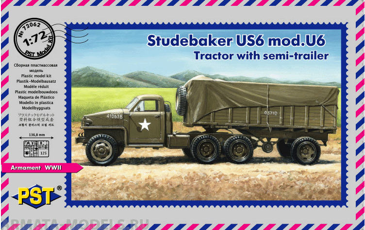 PST72062 Автомобиль Studebecker US6 mod. U6