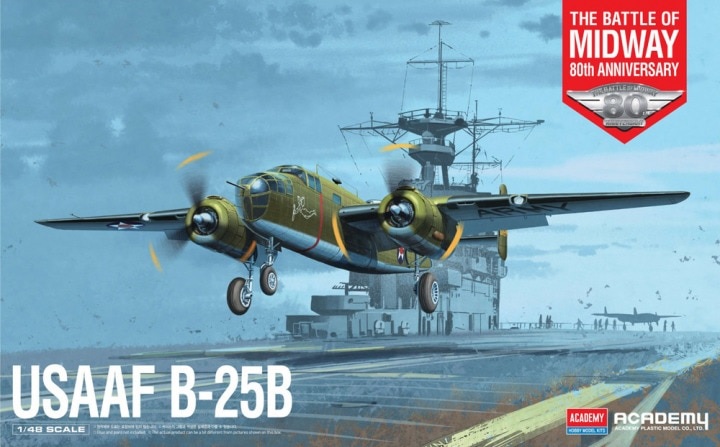 12336 Игрушка авиация USAAF B-25B Battle of Midway 80th Anniversary Academy