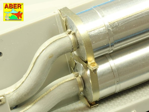 ABR-16-069  Дополнения для  GERMAN MEDIUM TANK Pz.Kpfw. IV, Ausf.H (Sd.Kfz. 161/2) Vol.10 - Air filters для Trumpeter model 1/16