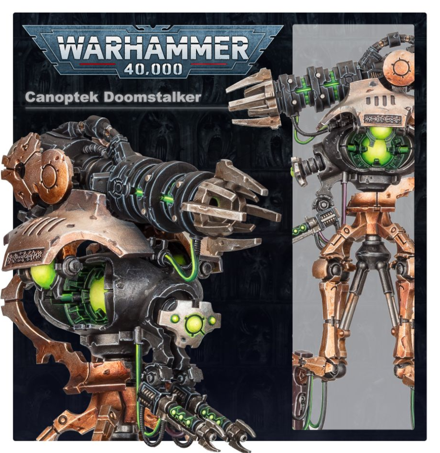 49-29GW Набор Некроны. Каноптековый Сталкер Судного Дня (Necrons Canoptek Doomstalker)