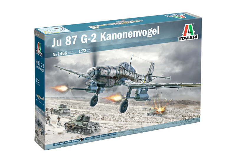 1466ИТ Бомбардировщик JUNKER JU-87G-2 KANONENVOGEL Italeri