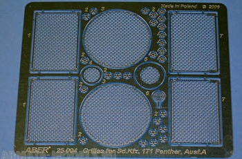 ABR-R-16  Дополнения для  Late model shackle for Pz.Kpfw.V Panther x 4pcs для  1/35