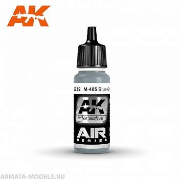 AK2232 Акриловая краска M-485 Blue Gray 17ml