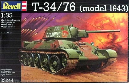 03244 Танк T-34/76 Revell
