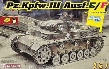 6944Д 1/35 Pz.Kpfw.III Ausf.E/F (2 IN 1)
