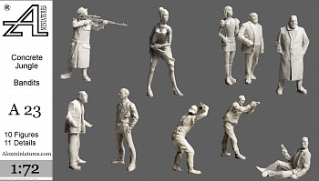 А23 Бетонные джунгли. Бандиты, 1:72