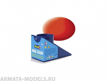 36125 Аква-краска светящаяся оранжевая матовая
