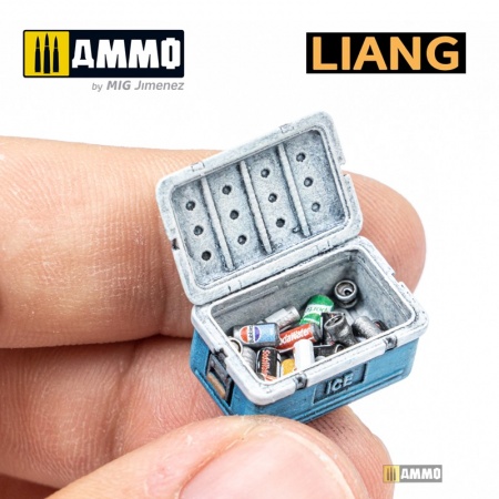 LIANG-0414 Набор декораций 3D-Print Model Mini Bar & Freezer