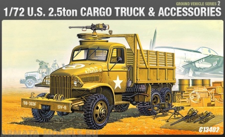 13402 2,5 - тонный грузовик армии США Academy