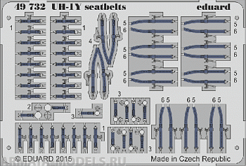 49732ED  UH-1Y seatbelts 1/48