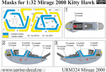 URM324 Mirage 2000C (1/32, Kitty Hawk)