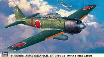 09828 Самолет  Mitsubishi A6M3 ZERO FIGHTER TYPE 32