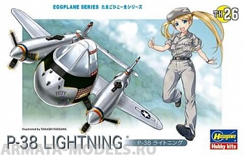60136 Модель самолета EGG PLANE P-38 LIGHTNING