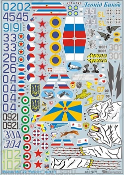 48012 Декаль Микоян МиГ-29 (1)