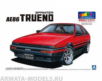 05315 Toyota AE86 Trueno '83 Red/Black