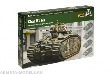 15766ИТ ТАНК CHAR B1 BIS Italeri