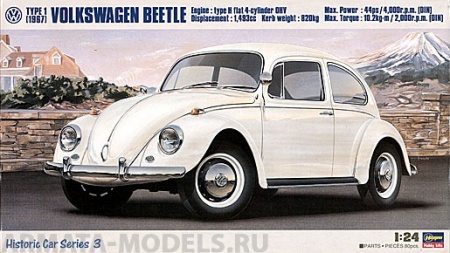 21203 Автомобиль VOLKSWAGEN BEETLE 1967 Hasegawa