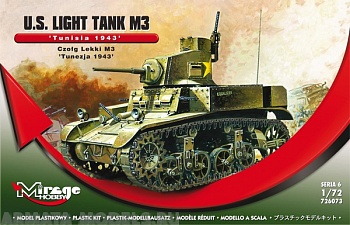 726073 Танк U.S. Light Tank M3  TUNISIA 1943