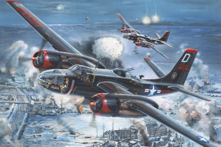 83214HB Американский бомбардировщик A-26C Invader Hobby Boss