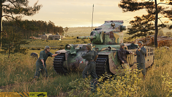 AM35956 Французский средний танк G1R с башней ARL 42