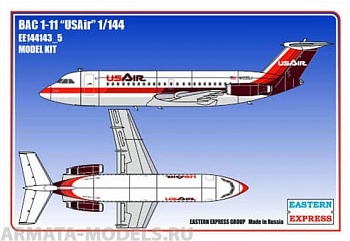 ЕЕ144143_5 Авиалайнер BAC 1-11-200 USAir