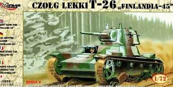 72620 Танк T-26 FINLAND-45 Lt.TANK