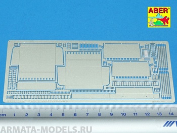 ABR-35 147  Дополнения для  Russ.HeavyTankKV-I  vol5-Tool boxes for late fenders для Tamiya 1/35