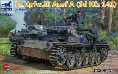 CB35134	Танк Panzerkampfwagen III Ausf. A Sd.Kfz 141 Bronco Models