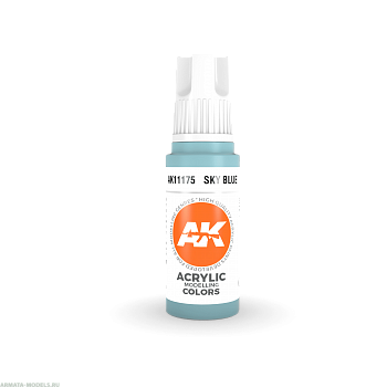 AK11175 Краска акриловая Sky Blue 17ml