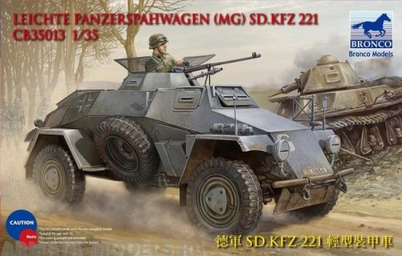 CB35013 Sdkfz 221 Armored Car Bronco Models