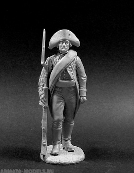 CHM-54228. Рядовой егерских полков, Россия 1799 г. (2 варианта голов, 2 варианта рук). 54 мм. Материал - смола.