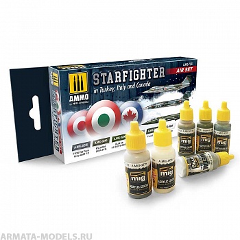 AMIG7231 Ammo Mig Набор акриловых красок  для STARFIGHTER SET STARFIGHTER in Turkey, Italy and Canada