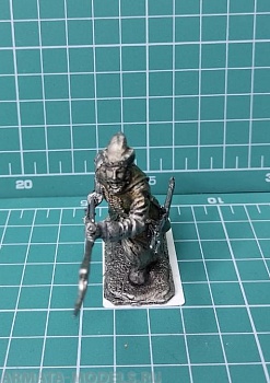 4166ТБ ВИМ, пеший стрелец, идущий с бердышом на перевес, 54 мм