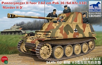 CB35097 САУ Panzerjaeger II fuer 7.62cm Pak36 (Sd Kfz 132) Marder II D