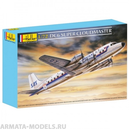 80315 Самолет  DC6 Супер Глобемастер (1:72) Heller