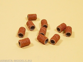 2431 Цилиндр наждачный, d  6,3 мм,зерно Р  60, 10 шт./уп., блистер