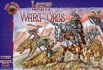 ALL72009 Фигуры Light Warg Orcs 1/72