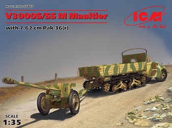 35803 V3000S/SS M Maultier с пушкой 7,62 см Pak 36 (r )