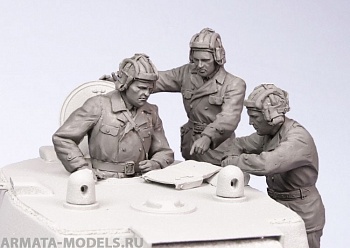 T-35094 Т-35094 Cоветские танкисты,зкипаж З.Колобанова КВ-1 (лето 1941 г) (3)