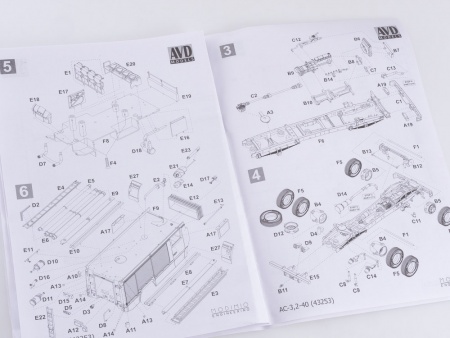 1269AVD Сборная модель АЦ-3,2-40 (43253) AVD Models