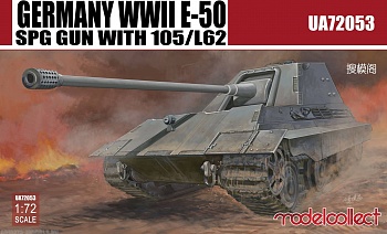 UA72053 Germany WWII E-50 SPG GUN with 105/L62