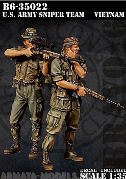 B6-35022 US Army Sniper Team