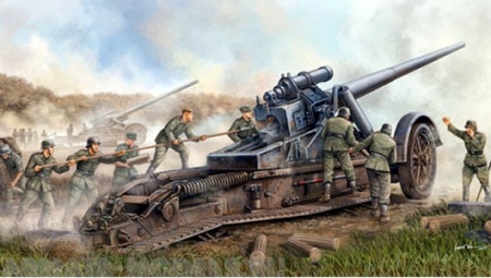 02313 17 см тяжелое орудие  К. 18 Trumpeter