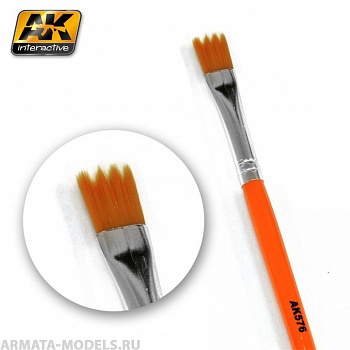 AK576 Кисть художественная WEATHERING BRUSH SAW SHAPE