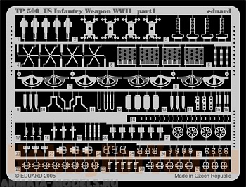 BIG3542 Фототравление US Army WWII Weapon Accessories set