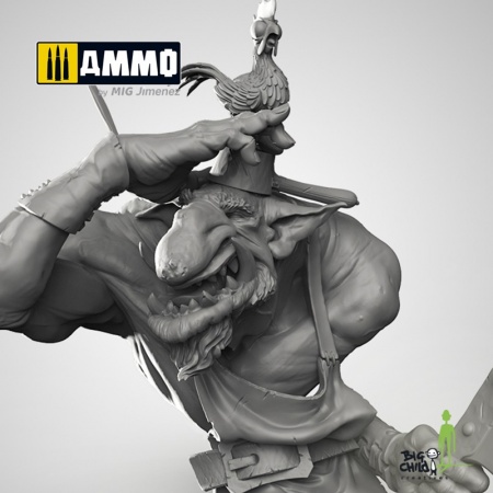 BCBSBU0004 Бюст Ugg the Chicken Quest BIG CHILD