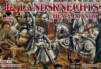 RB72063 Фигуры Landsknechts (Heavy Infantry) 16th century 