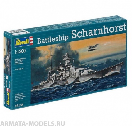 05136 Линкор Scharnhorst Revell