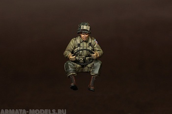 35117SOGA U.S. Army Airborne driver for jeep. Normandy, 1944.